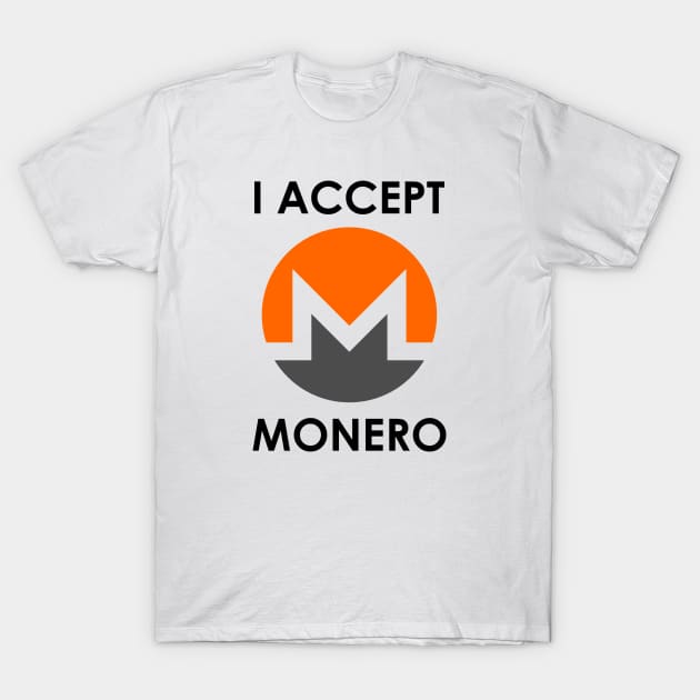I accept Monero T-Shirt by swiftscuba